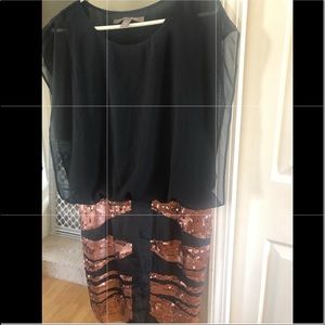 Charlie jade dress with sequins